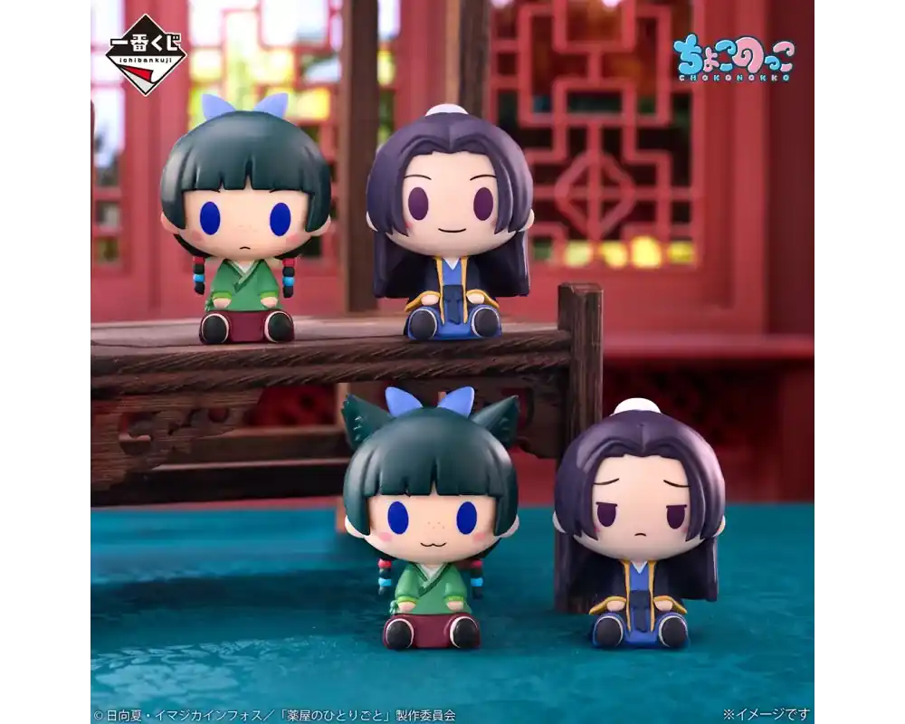 Les Carnets de l‘Apothicaire - The Apothecary Diaries - Figurines Chokonokko - Ichiban Kuji Lot D Shop Nu
