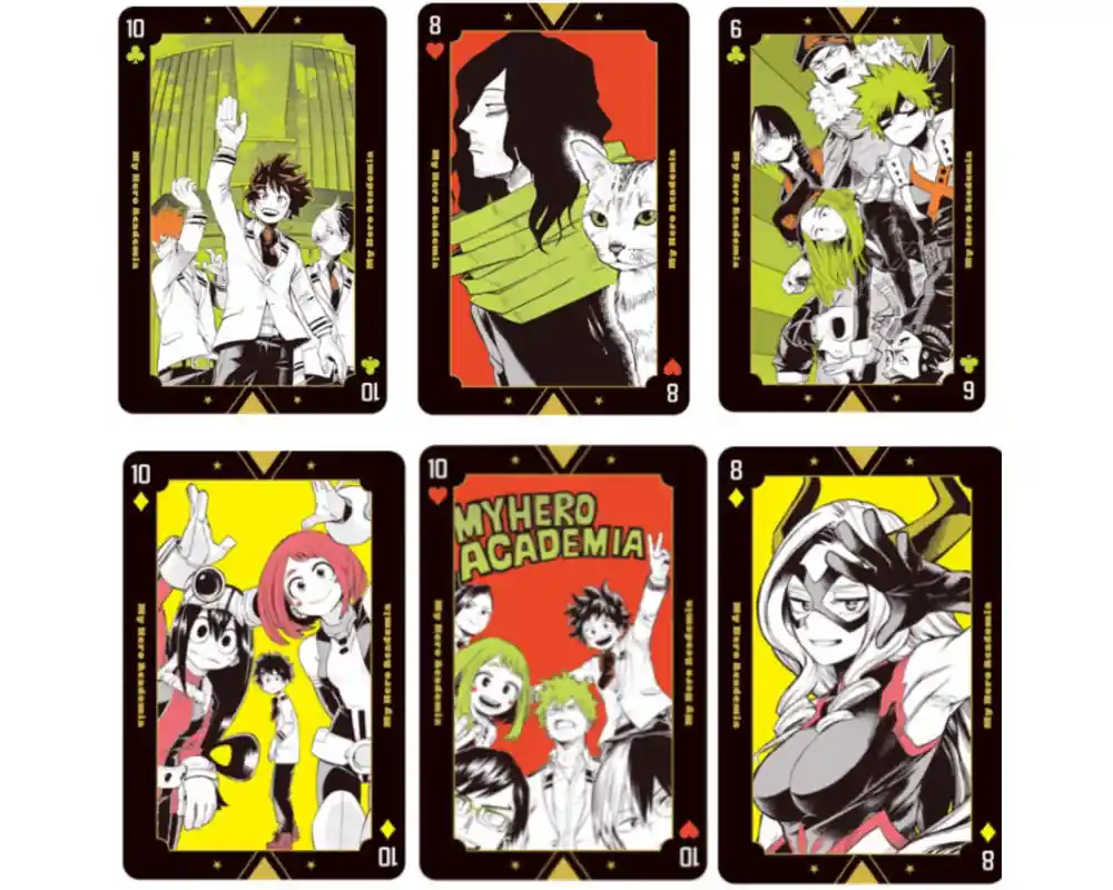 Betrouwbaar My Hero Academia – Playing Cards – Exhibition Drawing Smash – Cartes à Jouer