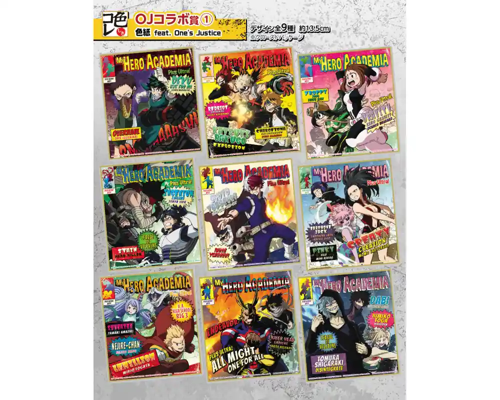 My Hero Academia – Shikishi – Ichiban Kuji Fighting Heroes Nieuw