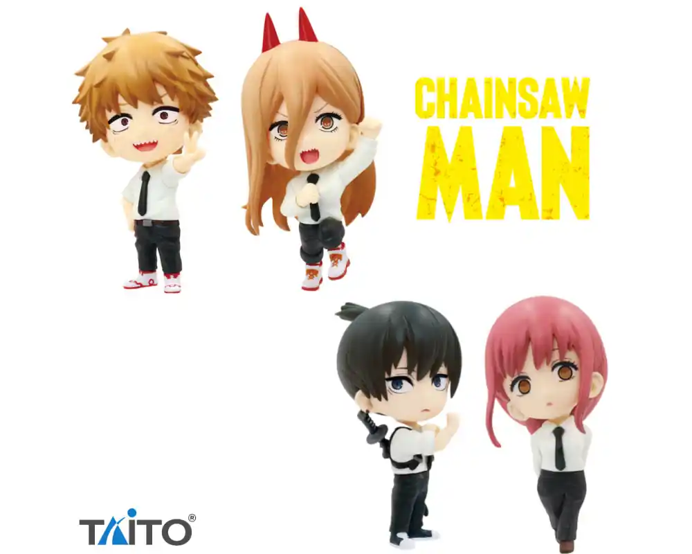 Beperkte Voorraad Chainsaw Man – Figurine Denji/ Power/ Makima – Deformed Figure – Taito