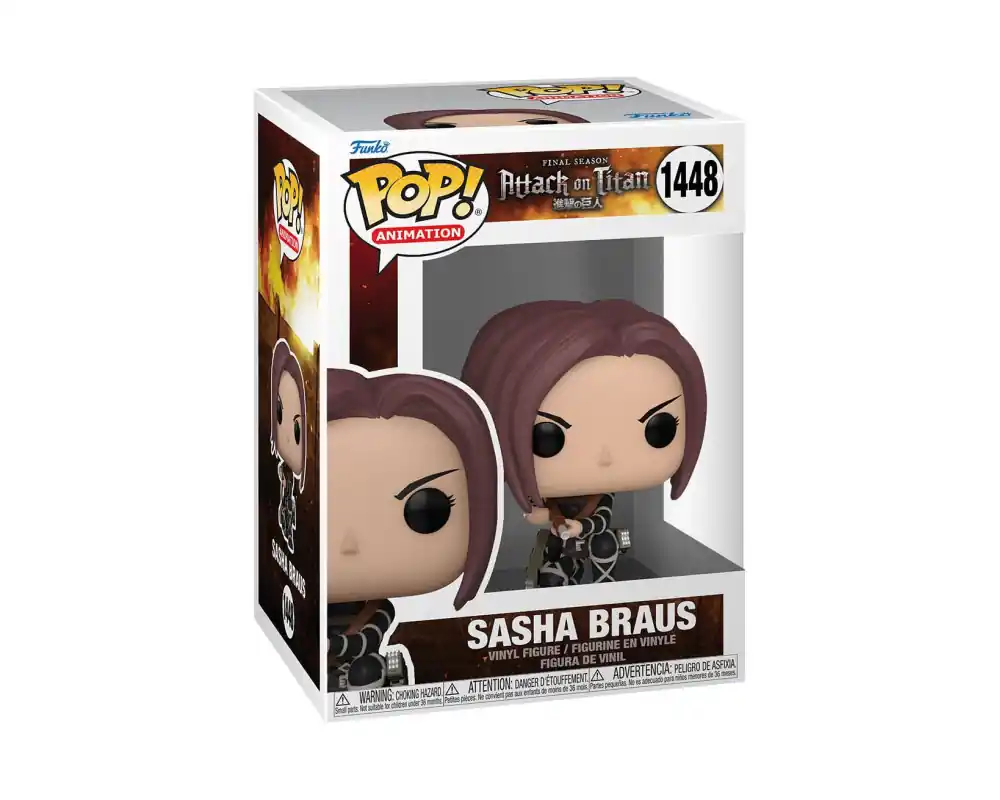Gereduceerde Prijs Attack On Titan – L‘attaque des titans – Figurine Sasha Braus – Funko Pop – Season Final Version