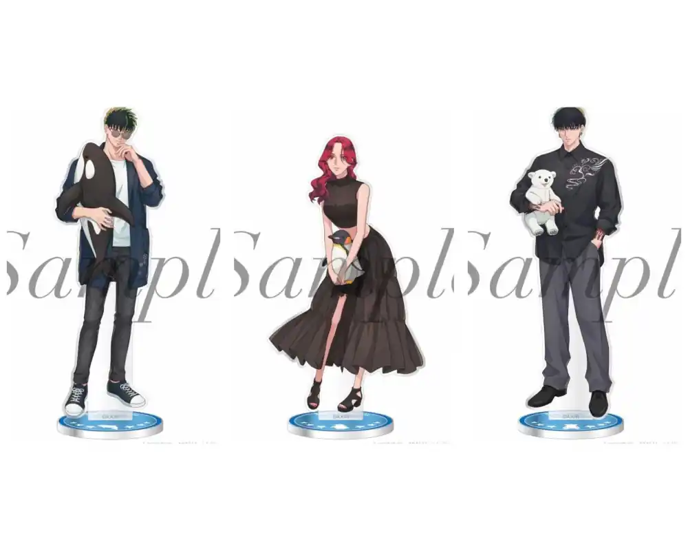 Fabrieksprijs Criminelles Fiançailles / Yakuza Fiancé - Stand Acrylique Kirishima/Somei/Shoma - Animals Version