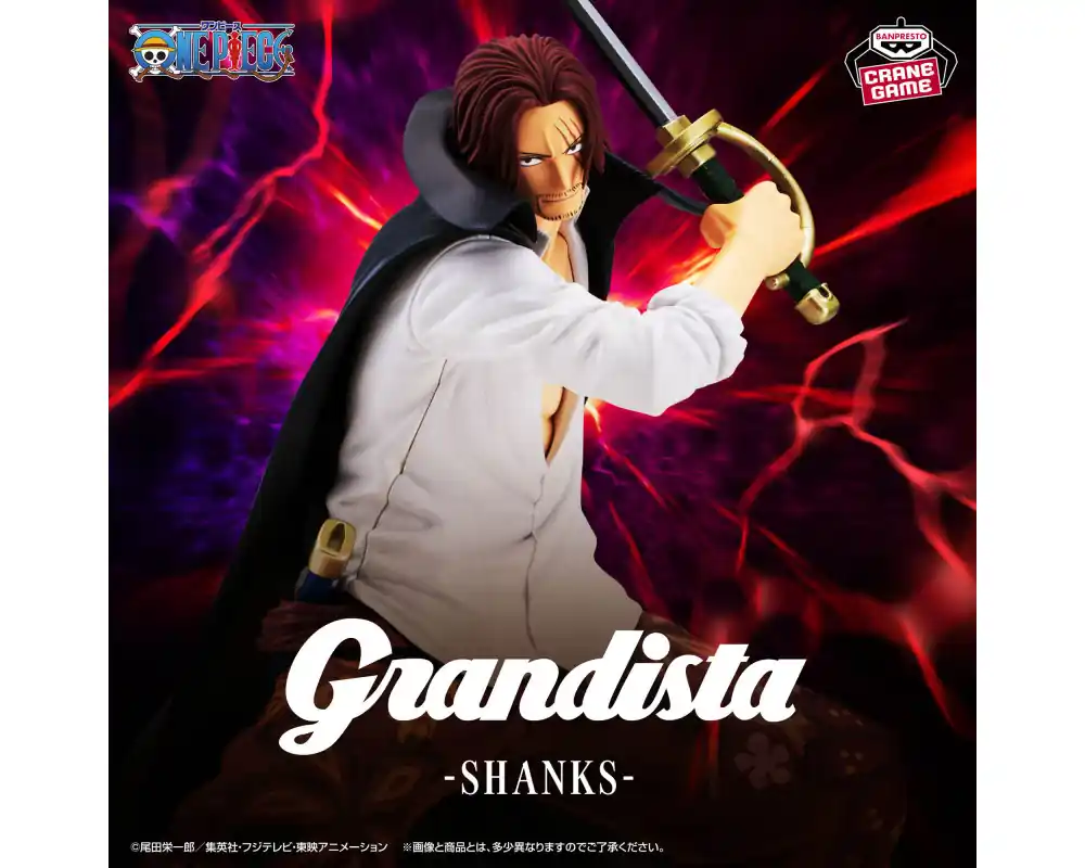 Laatste Versie One Piece - Figurine Shanks - Grandista
