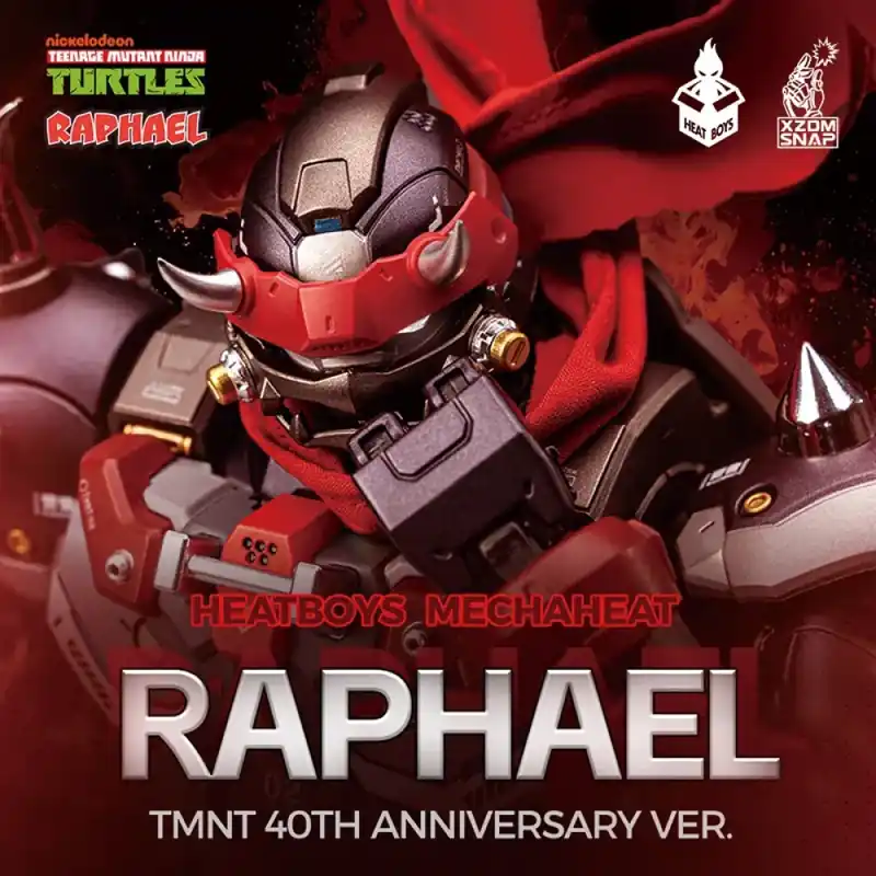 Bestseller HEATBOYS TEENAGE MUTANT NINJA TURTLES RAPHAEL 40TH ANNIVERSARY VER.