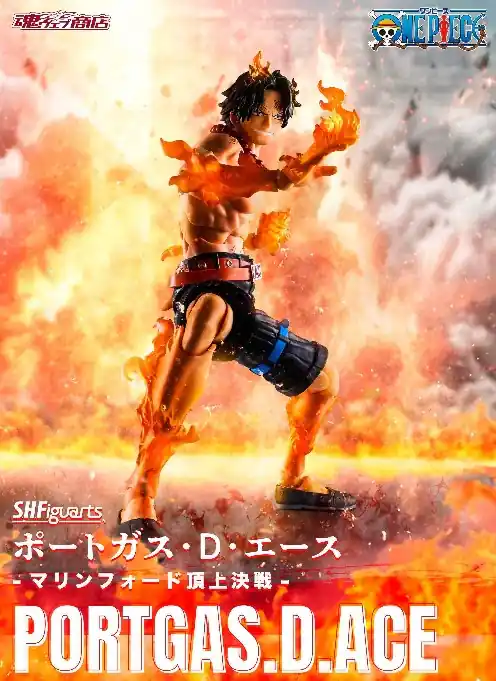 Nieuw Figurine Portgas D. Ace Marine Ford Ver. S.H. Figuarts One Piece