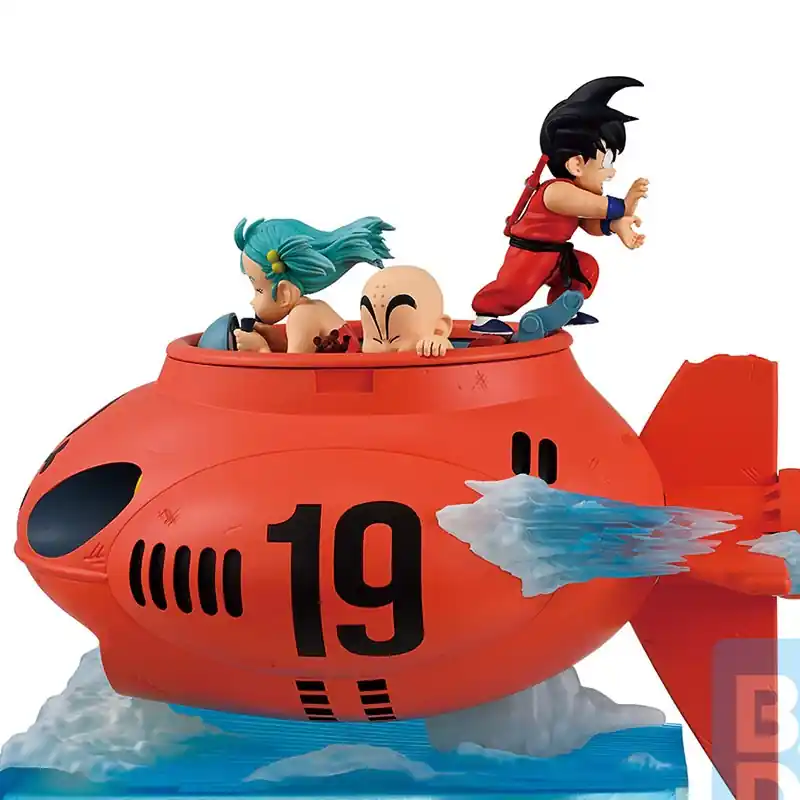 Dragon Ball – Figurine Goku & Krillin & Bulma – Red Ribbon Army Ichibansho Alleen Vandaag