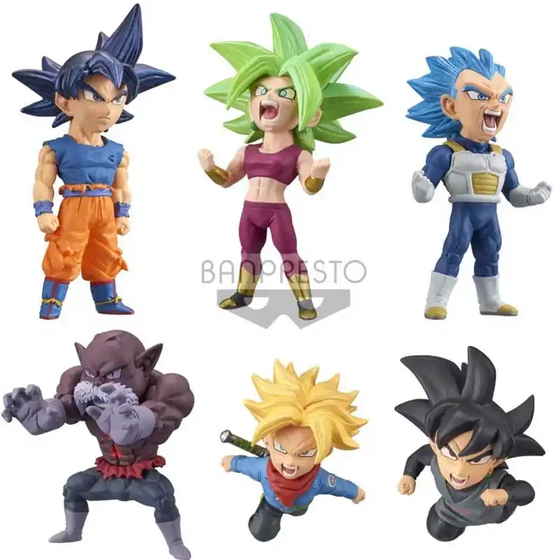 Tijdelijk Beschikbaar Dragon Ball Super – Set 6 figurines WCF Battle of Saiyans – Bandai
