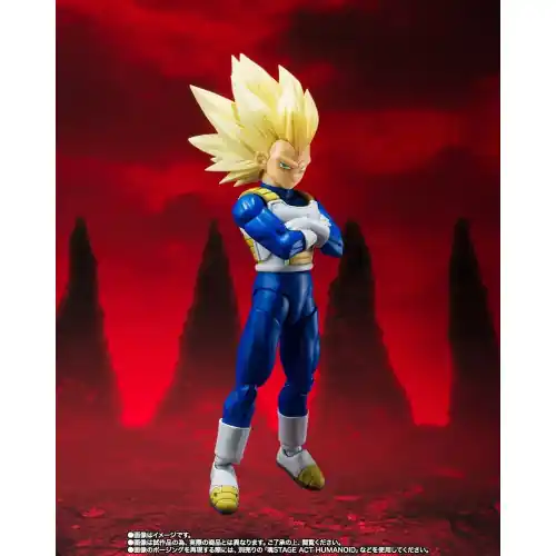 Dragon Ball Daima figurine S.H Figuarts Super Saiyan 3 Vegeta 15 cm – BANDAI Betrouwbaar
