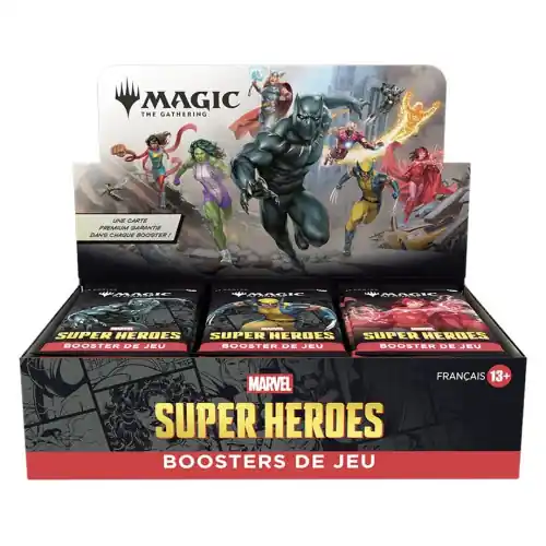 Premium Marvel Super Heroes présentoir Display 30 boosters de jeu Magic the Gathering *FRANCAIS*