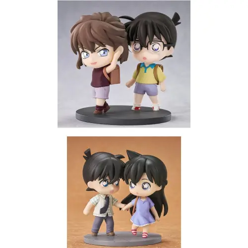 Koopje Détective Conan lot de 2 pack 2 mini figurines Qset Shinichi Kudo & Ai Haibara & Ran Mori 8 cm – GOOD SMILE