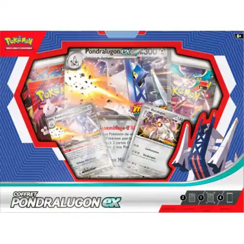 Laatste Kans Pokémon Coffret Pondralugon ex 4 Boosters *Français*