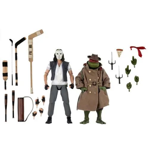 Weekendaanbieding NECA – Tortues Ninja Figurines Casey Jones & Raphael