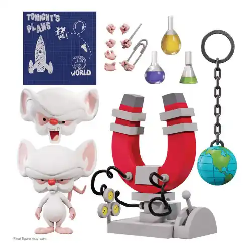 Animaniacs Action Figurine Ultimates Brain 18 cm – SUPER7 Nu Kopen