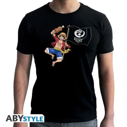 ONE PIECE – Tshirt « Luffy 1000 Logs » Koop Online