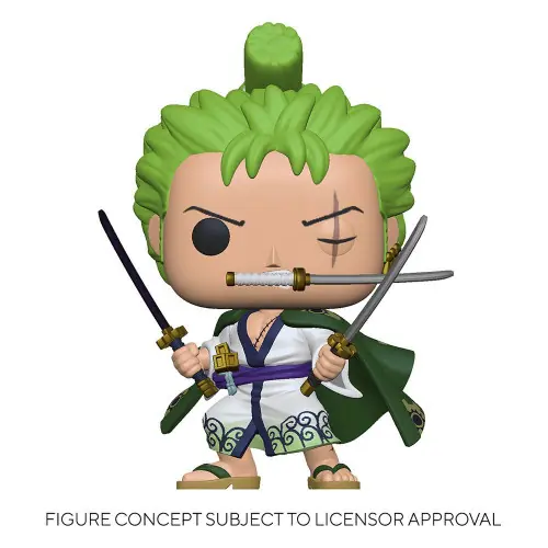 Shop Nu One Piece POP! Television Figurine Roronoa Zoro 9 cm