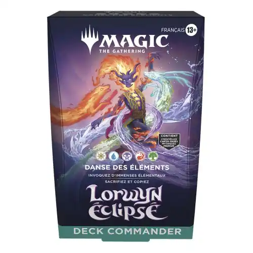Voordeelprijs Lorwyn éclipsé deck Commander Danse Des Elements Magic the Gathering *FRANCAIS*