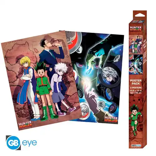 HUNTER X HUNTER Set 2 Posters Groupes (52 x 38 cm) – ABYSTYLE Express Levering