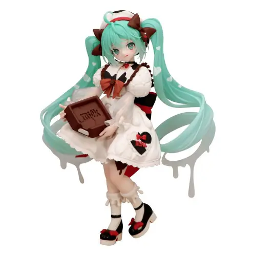 Beperkt Aanbod Hatsune Miku x Tirol Choco statue Trio-Try-iT Hatsune Miku Milk Ver. 18 cm – Furyu