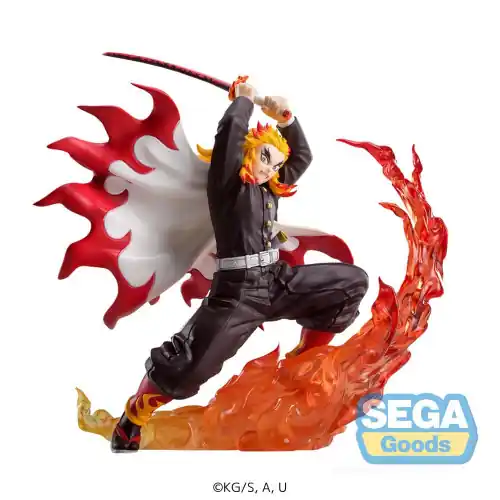 Hete Deal Demon Slayer Kimetsu no Yaiba statue Xross Link Anime Kyojuro Rengoku 15 cm – SEGA