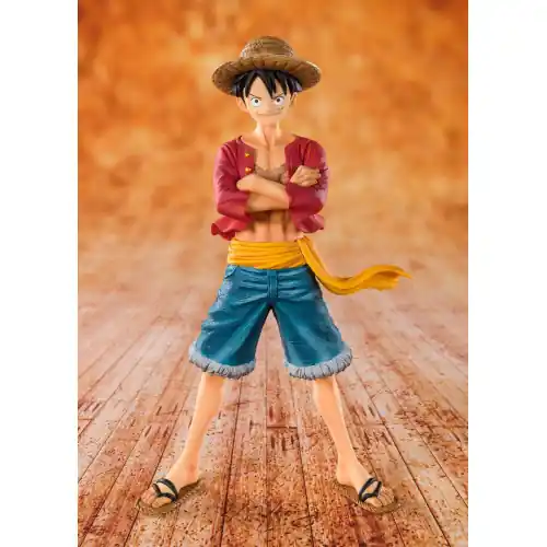 One Piece statue FiguartsZERO Straw Hat Luffy 14 cm - BANDAI Aanbieding