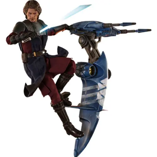 Seizoensaanbieding HotToys TMS020 Star Wars The Clone Wars Anakin Skywalker and STAP 1/6 Collectible Figurine 31cm