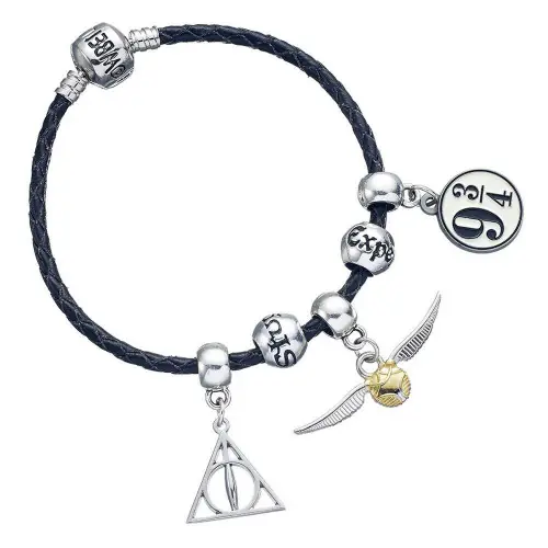Harry Potter – bracelet breloques cuir Set Deathly Snelle Levering