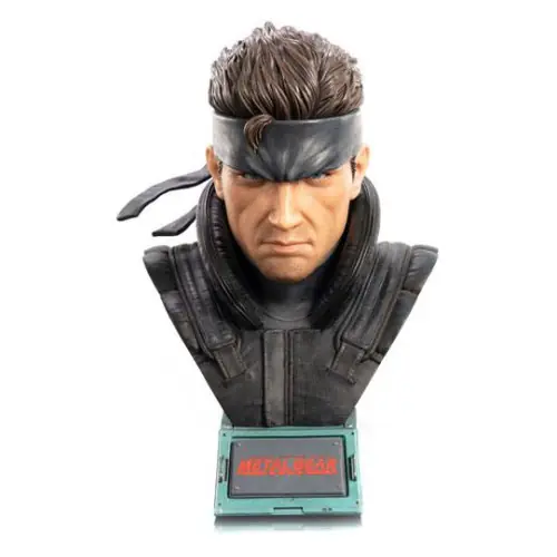 Veilige Betaling Metal Gear Solid buste Grand Scale Solid Snake 31 cm