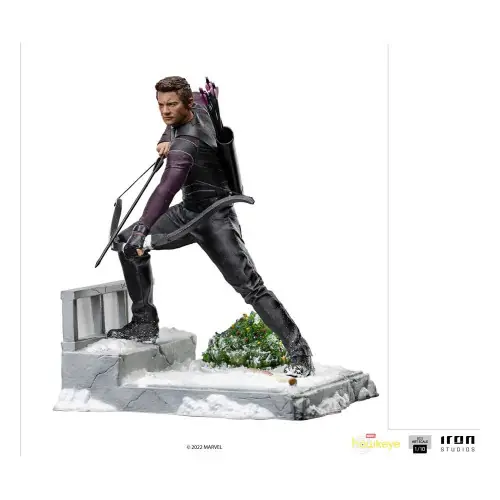 Hawkeye Statue BDS Art Scale 1/10 Clint Barton 19 cm - Iron Studios Koopje