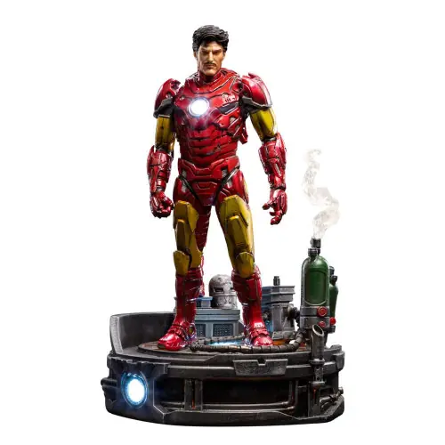 Fabrieksprijs Marvel statue 1/10 Deluxe Art Scale Iron Man Unleashed 23 cm – Iron Studios
