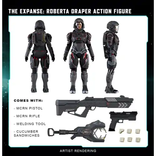Bestseller The Expanse figurine Roberta Draper 20 cm – NACELLE