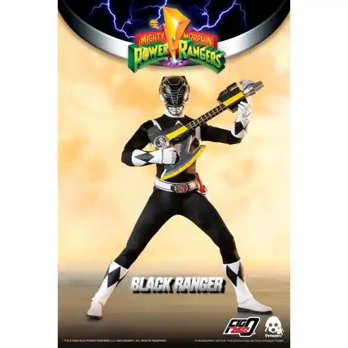 Mighty Morphin Power Rangers figurine FigZero 1/6 Black Ranger - Threezero Rechtstreeks Van De Fabrikant