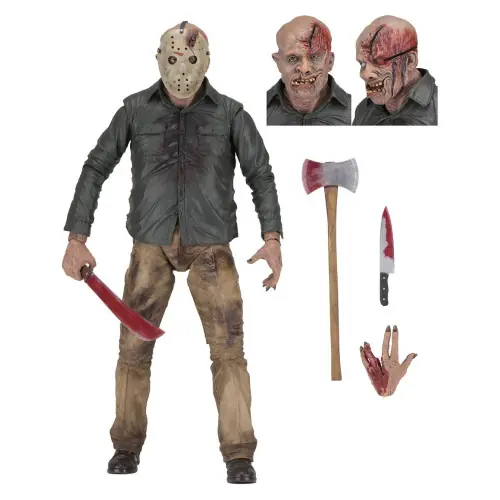Aanbieding Vendredi 13 Chapitre final figurine 1/4 Jason 46 cm – NECA