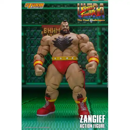 Ultra Street Fighter II The Final Challengers figurine 1/12 Zangief 19 cm Gereduceerde Prijs
