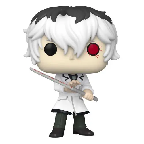 Nu Kopen Tokyo Ghoul POP! Animation Vinyl figurine Haise Sasaki in White Outfit 9 cm