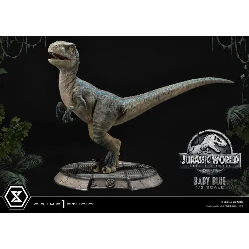 Jurassic World Fallen Kingdom statue Baby Blue Prime Collectibles Fabrieksprijs
