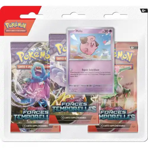 Aanbieding Pokémon – Tri-Pack EV05 Forces Temporelles – Mélo