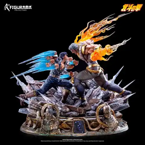 Fist of the North Star statue Elite Exclusive 1/6 Kenshiro vs Raoh 59 cm – FIGURAMA Gecertificeerd