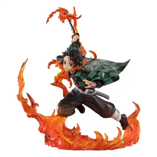 Demon Slayer Kimetsu no Yaiba statue FiguartsZERO Kamado Tanjiro (Kyojuro Rengoku‘s Sword Guard Ver.) 19 cm - BANDAI Alleen Vandaag
