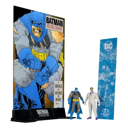 DC Direct Page Punchers pack 2 figurines Batman & The Joker (Batman The Dark Knight Returns) 8 cm – MCFARLANE Gereduceerde Prijs