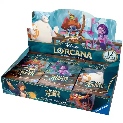 Seizoensaanbieding Display de 24 boosters Lorcana Chapitre 6 La Mer Azurite *Français*