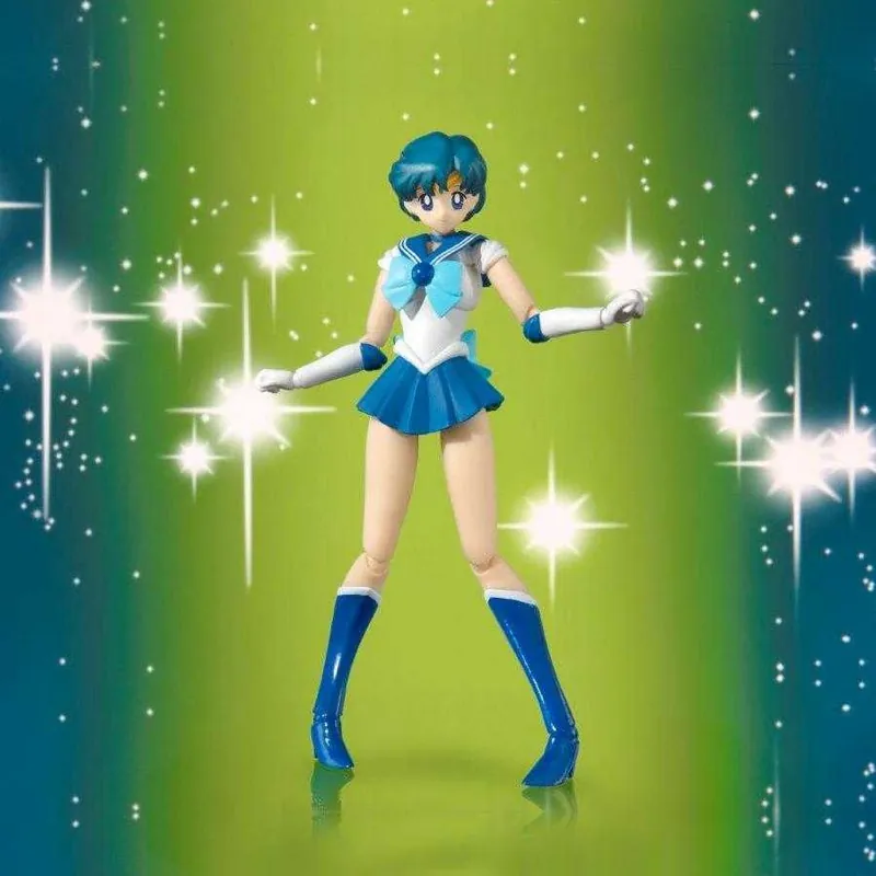 Koopje Sailor Moon / Figurine Sailor Mercury Anime Color Edition S.H.Figuarts Bandai