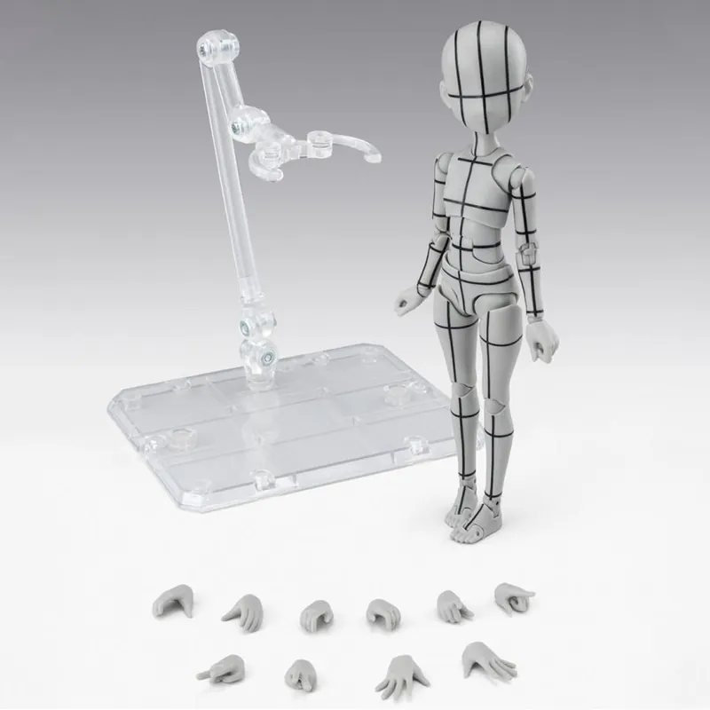 Gratis Retour Body Chan / S.H.Figuarts BODY-CHAN -KEN SUGIMORI- Edition -WIREFRAME- (Gray Color Ver.)