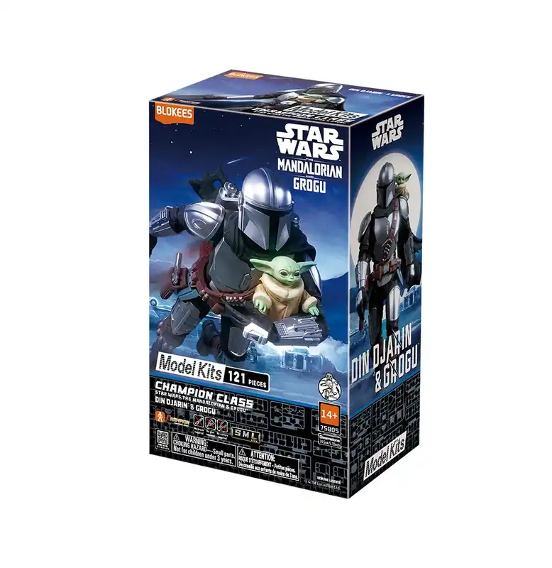 Lage Kosten Maquette Blokees Star Wars – Din Djarin et Grogu