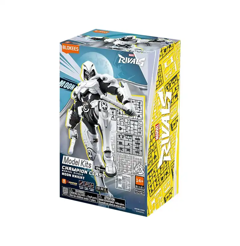 Maquette Blokees Marvel Rivals Champion Class – Moon Knight (15 cm) Seizoensaanbieding