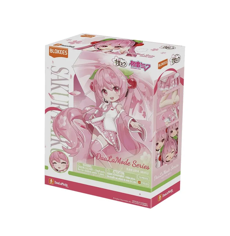 Maquette Blokees Hatsune Miku DaaLaMode Series – Sakura Miku Rechtstreeks Van De Fabrikant