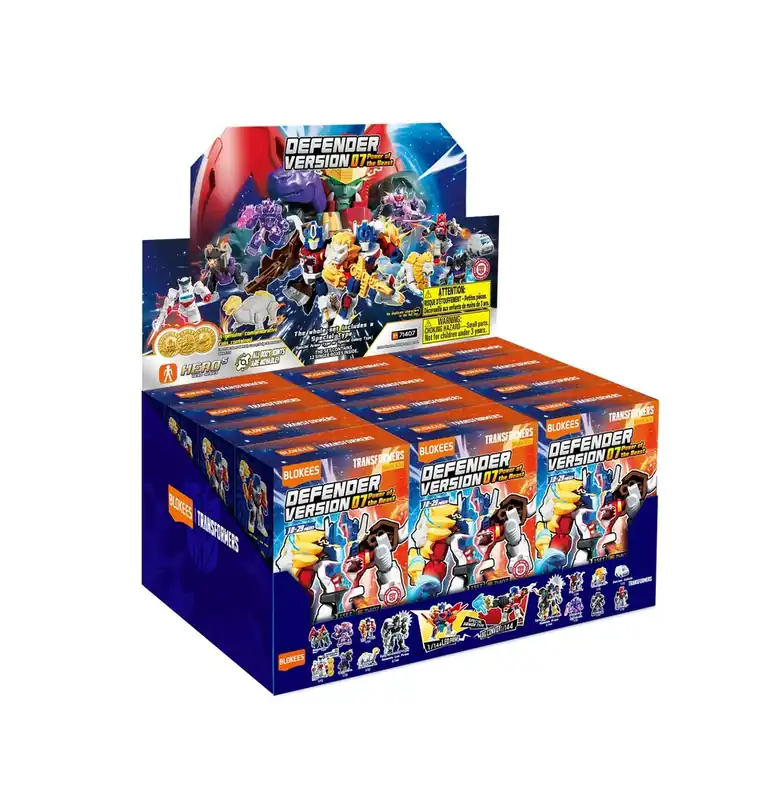 Display Mini-Maquettes Blokees Transformers – Defender V07 Power Of The Beast (12 Blind Box) Finale Uitverkoop