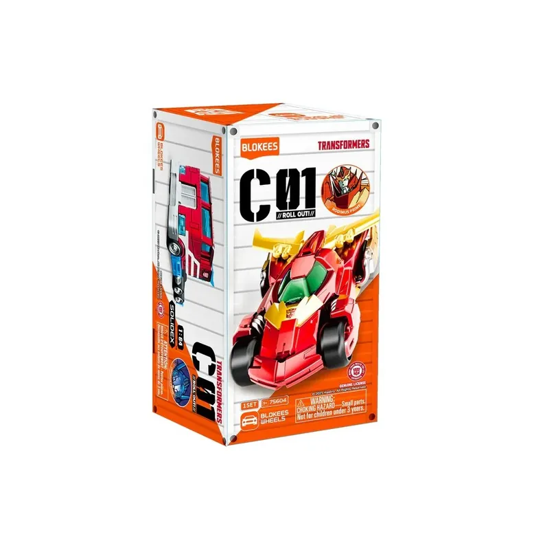 Koopje Mini-Maquette BLOKEES Transformers Wheels C01 Roll Out ! (Modèle Aléatoire)