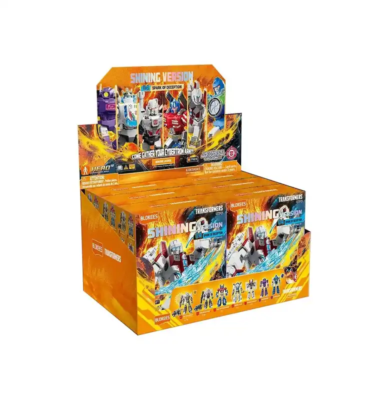 Transformers Blokees Shining - Version 04 Spark of Deception (Assortiment de 6) Lage Kosten