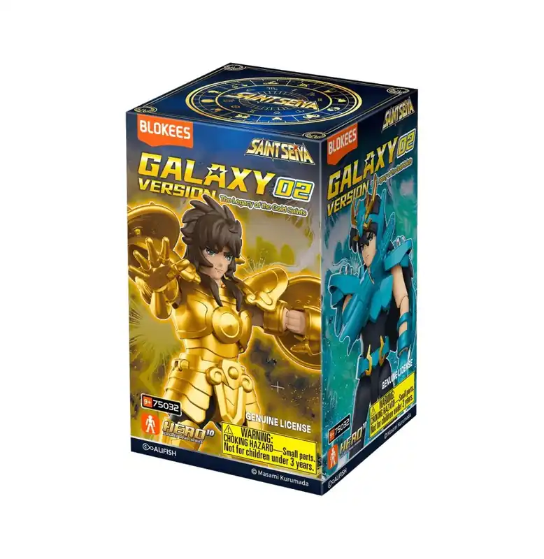 Mini-Maquette BLOKEES Saint Seiya Galaxy Version 02 The Legacy of the Gold Saints (Modèle Aléatoire) Speciale Aanbieding