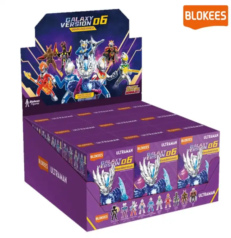 Direct Beschikbaar Display Mini-Maquettes Ultraman Galaxy Version 06 - Unparalleled Miracle (9 Blind Box)